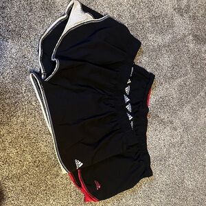 Adidas Black and White Sports Shorts